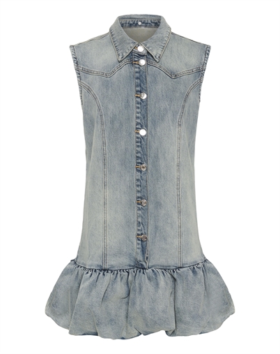 Gestuz - GZNoma Kjole - Vintage Mid Blue Wash 